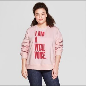 I AM A VITAL VOICE Crewneck Sweater